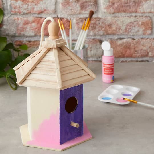 9.5" Wood Gazebo Birdhouse by Make Market®